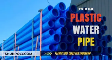 Plastic Water Pipes: Why Blue?