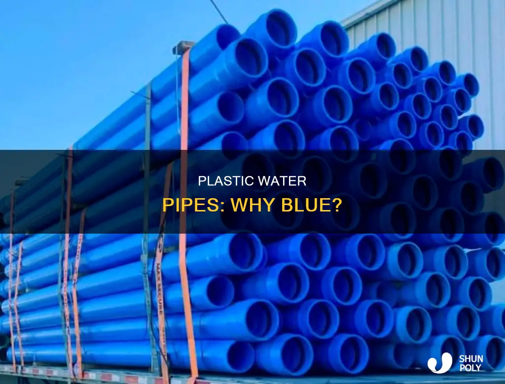 what is blue plastic water pipe