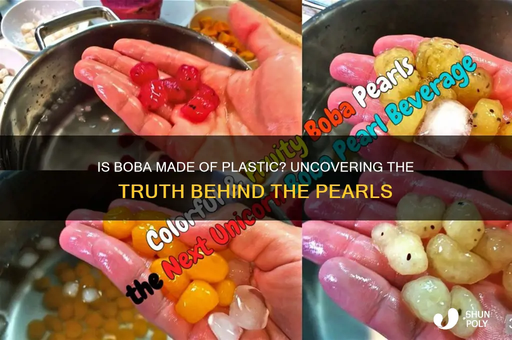 what is boba made of plastic