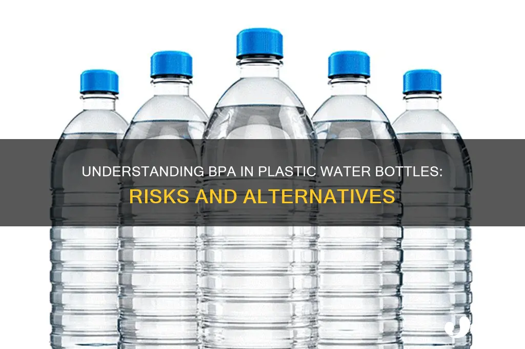 what is bpa in plastic bottles of water
