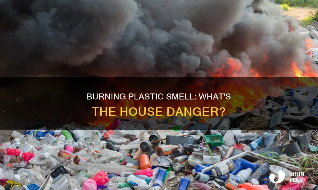 what is burning plastic smell in house