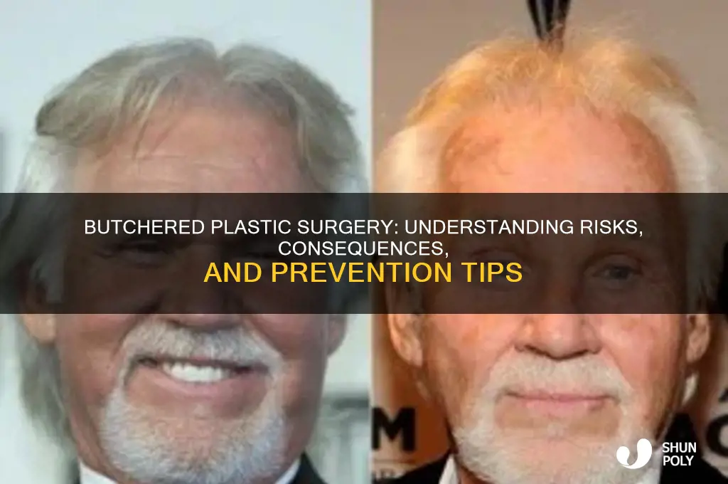 what is butchered plastic surgery