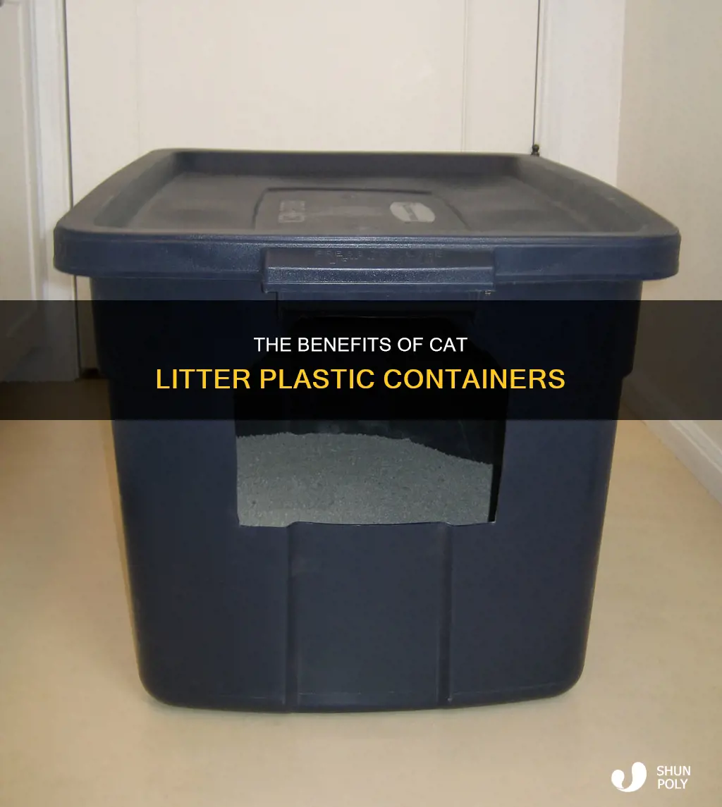 what is cat litter plastic containers