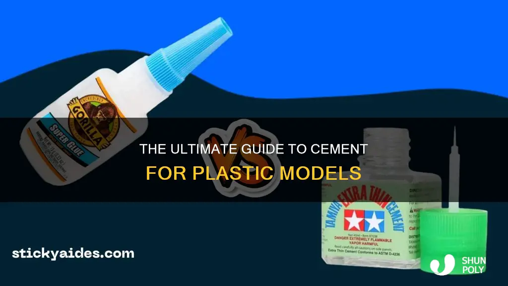 what is cement for plastic models