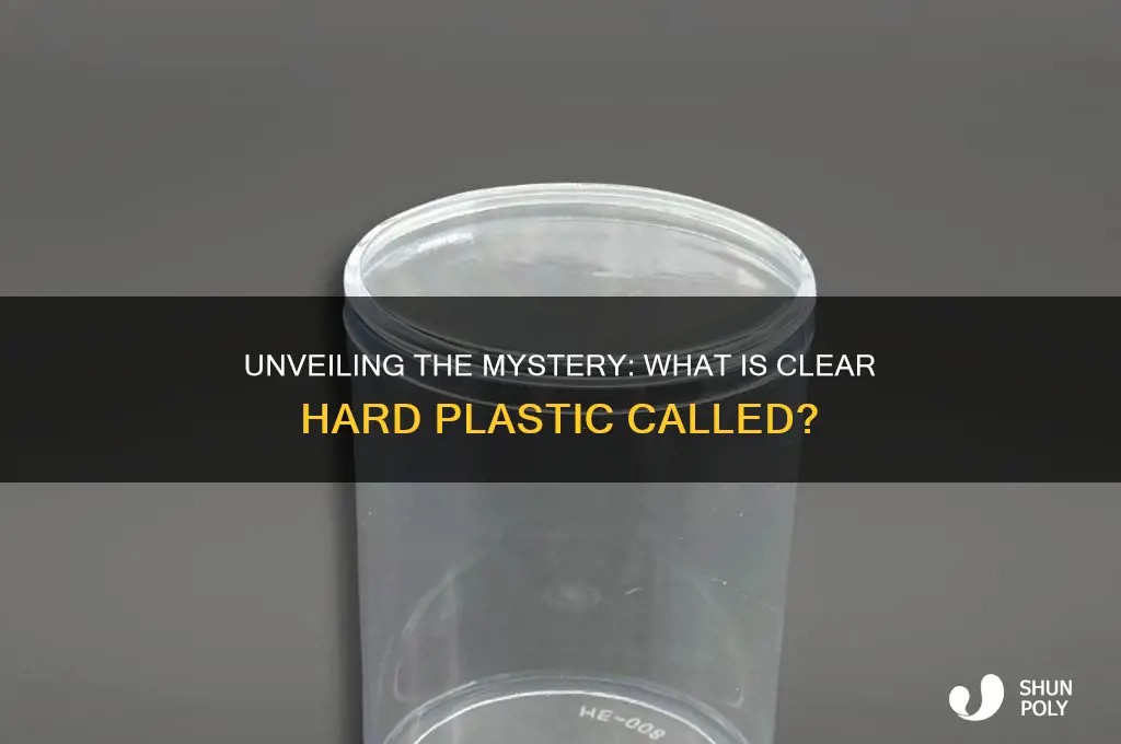 what is clear hard plastic called