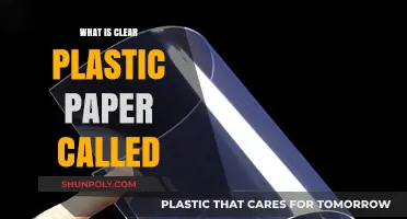 Understanding Clear Plastic Paper: Its Name, Uses, and Properties Explained