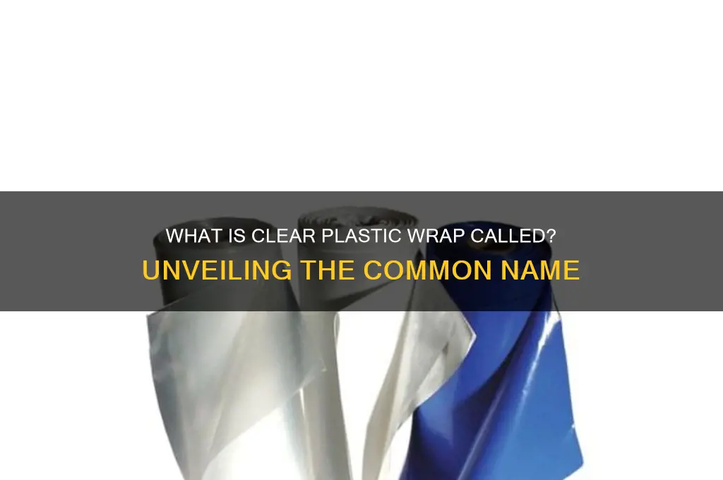 what is clear plastic wrap called