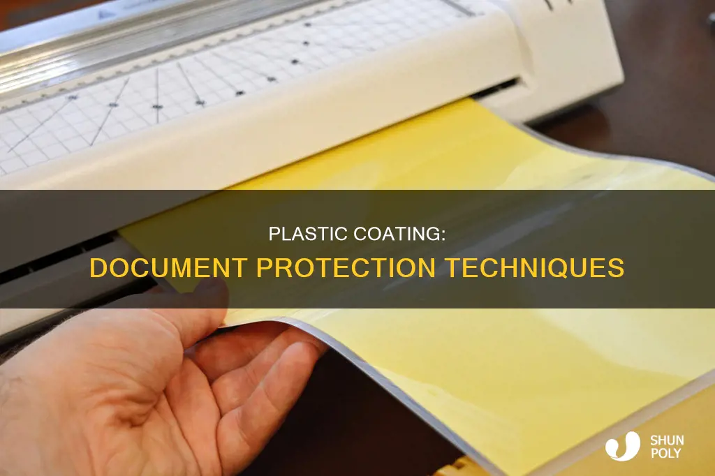 what is coating document with plastic