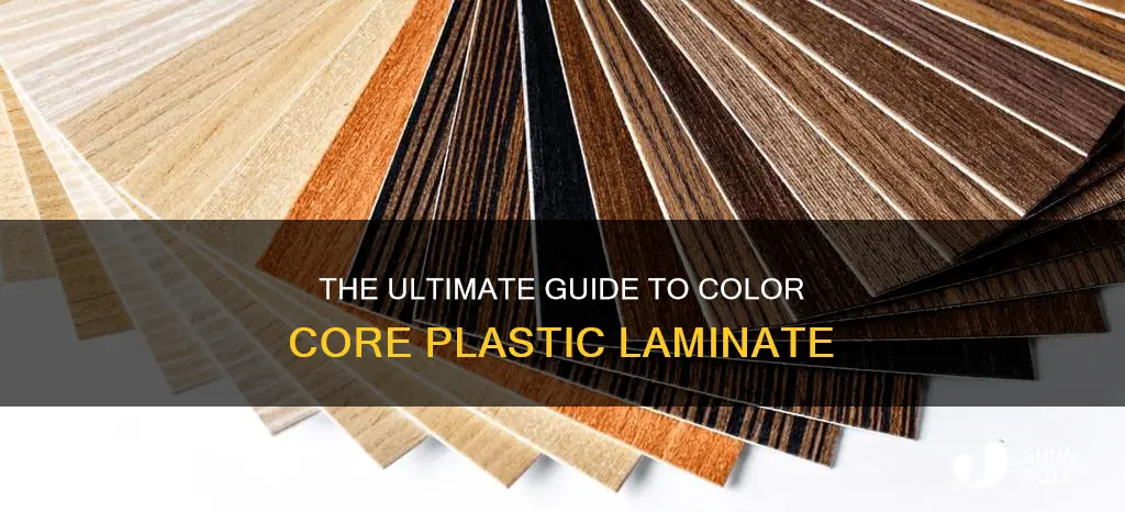 what is color core plastic laminate