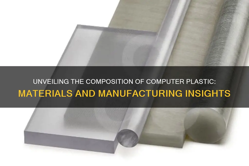 what is computer plastic made of