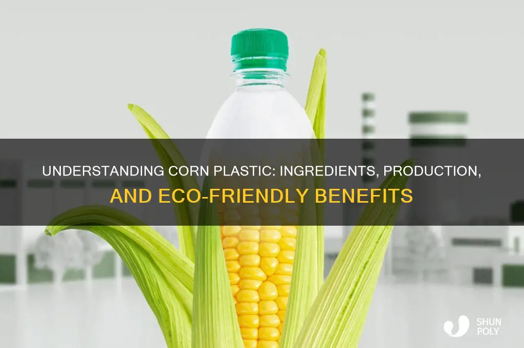 what is corn plastic made from