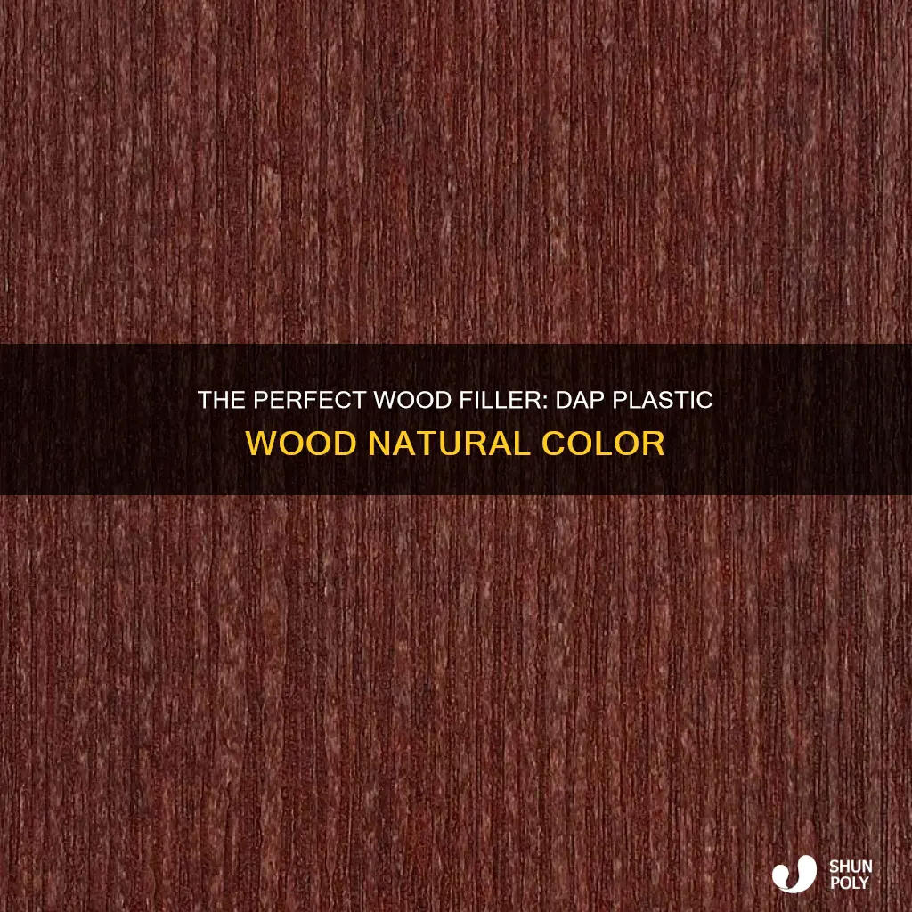what is dap plastic wood natural color