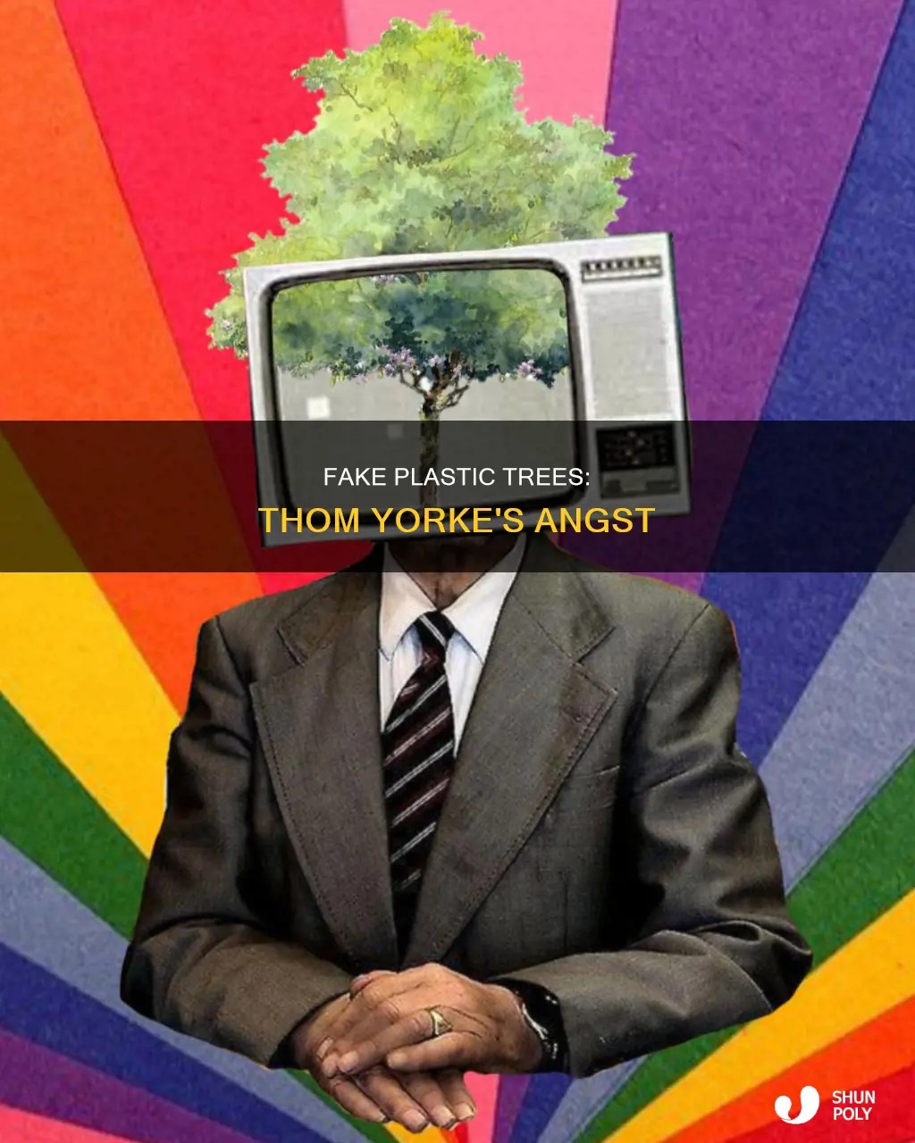 what is fake plastic trees song about