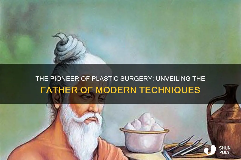 what is father of plastic surgery