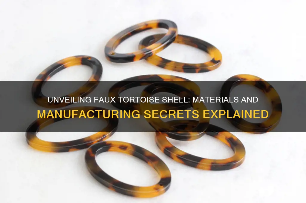what is faux tortoise shell plastic made of