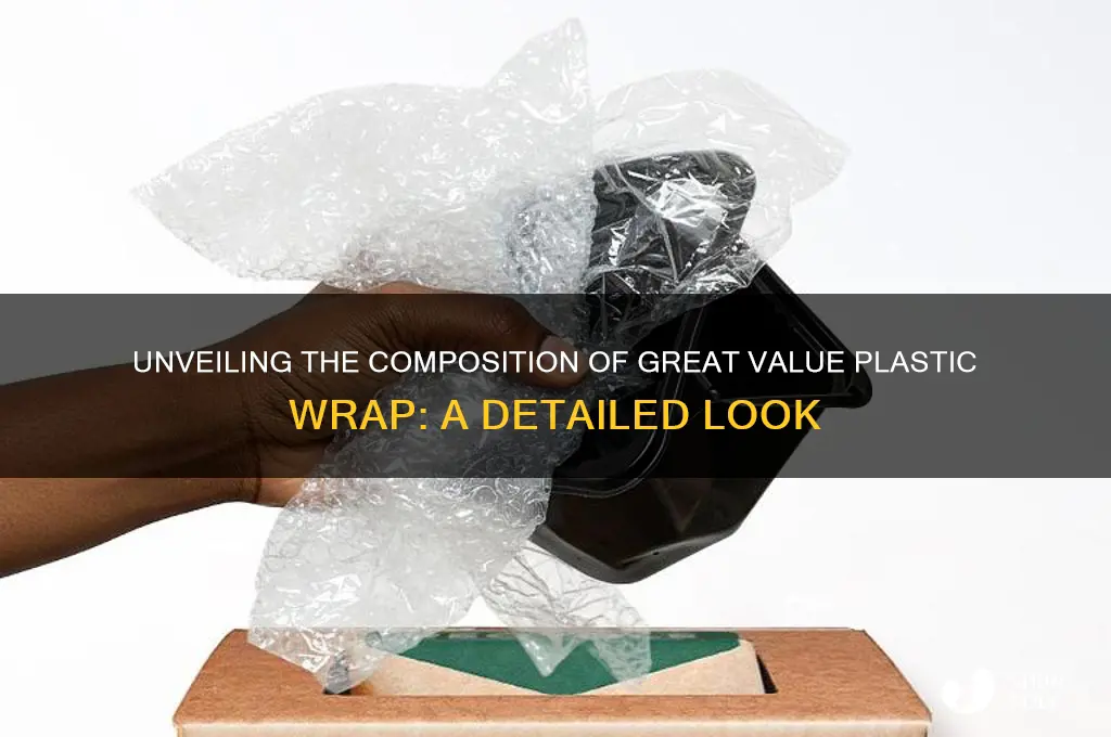 what is great value plastic wrap made of