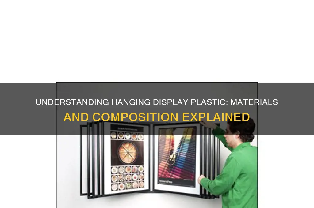 what is hanging display plastic made of