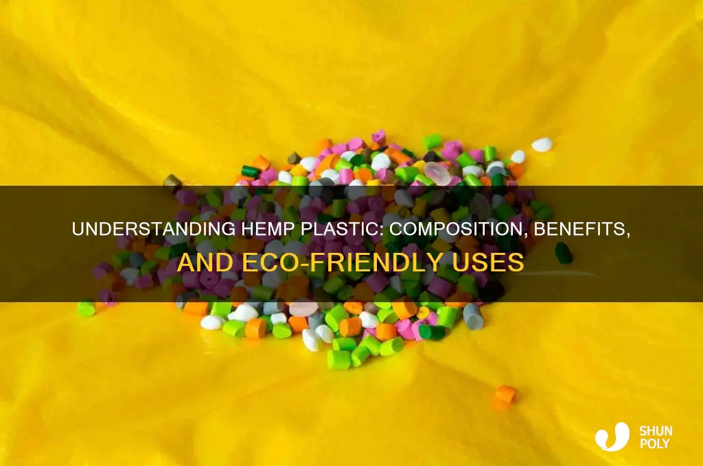 what is hemp plastic made of