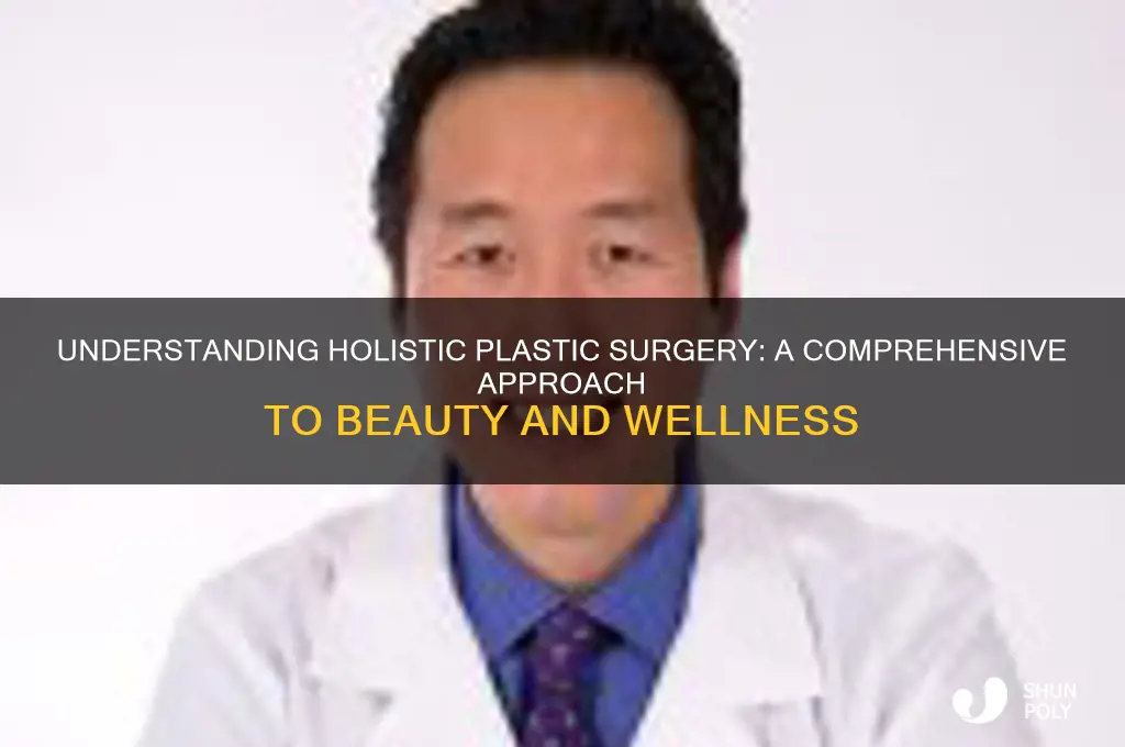 what is holistic plastic surgery