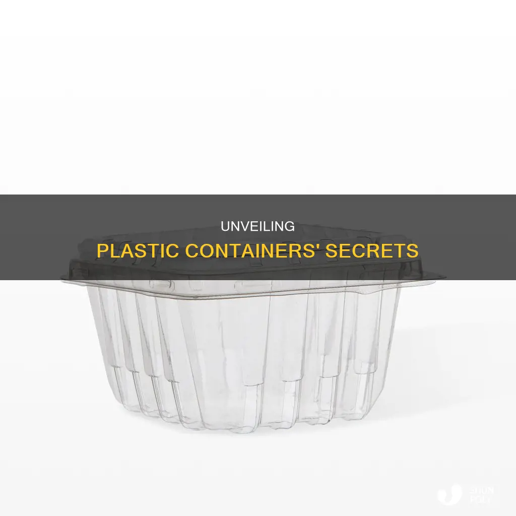 what is in a plastic container