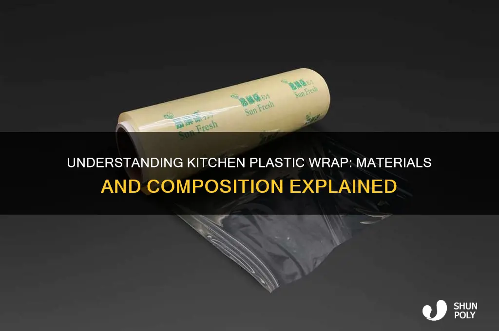 what is kitchen plastic wrapping paper made of