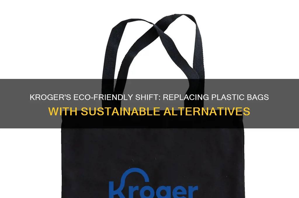 what is kroger going to replace plastic bags with