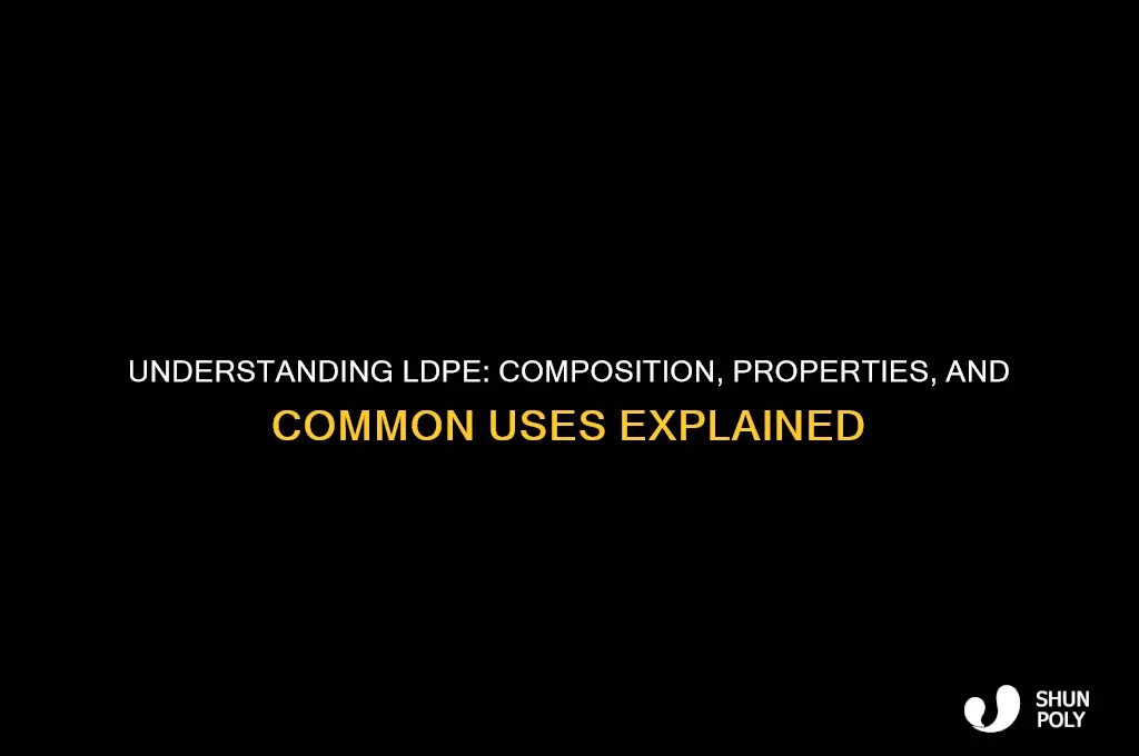 what is ldpe plastic made of