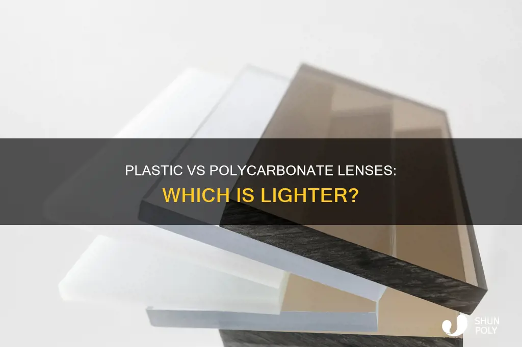 what is lighter plastic or polycarbonate lenses