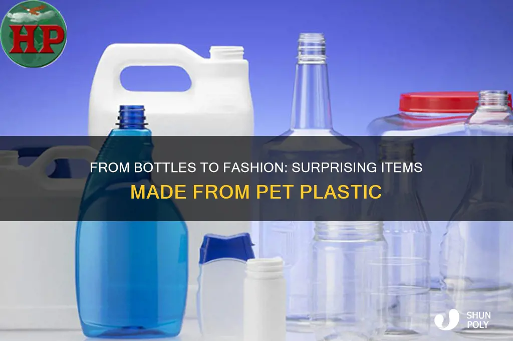 what is made from pet plastic