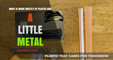 Plastic Dominates: Surprising Items Made Mostly of Plastic, Little Metal