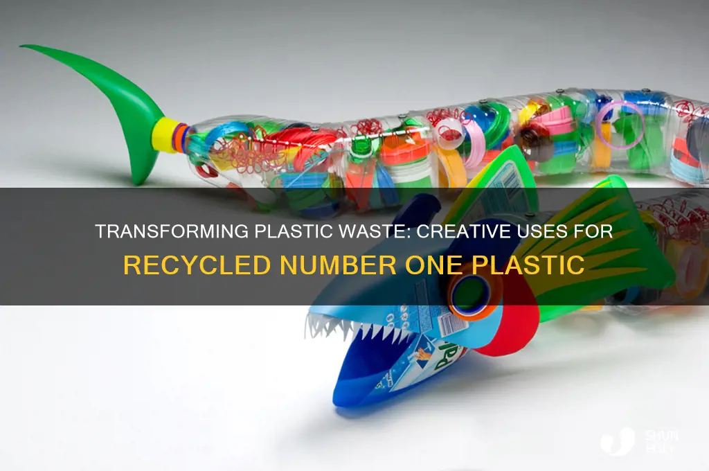 what is made of number one plastic recycled into