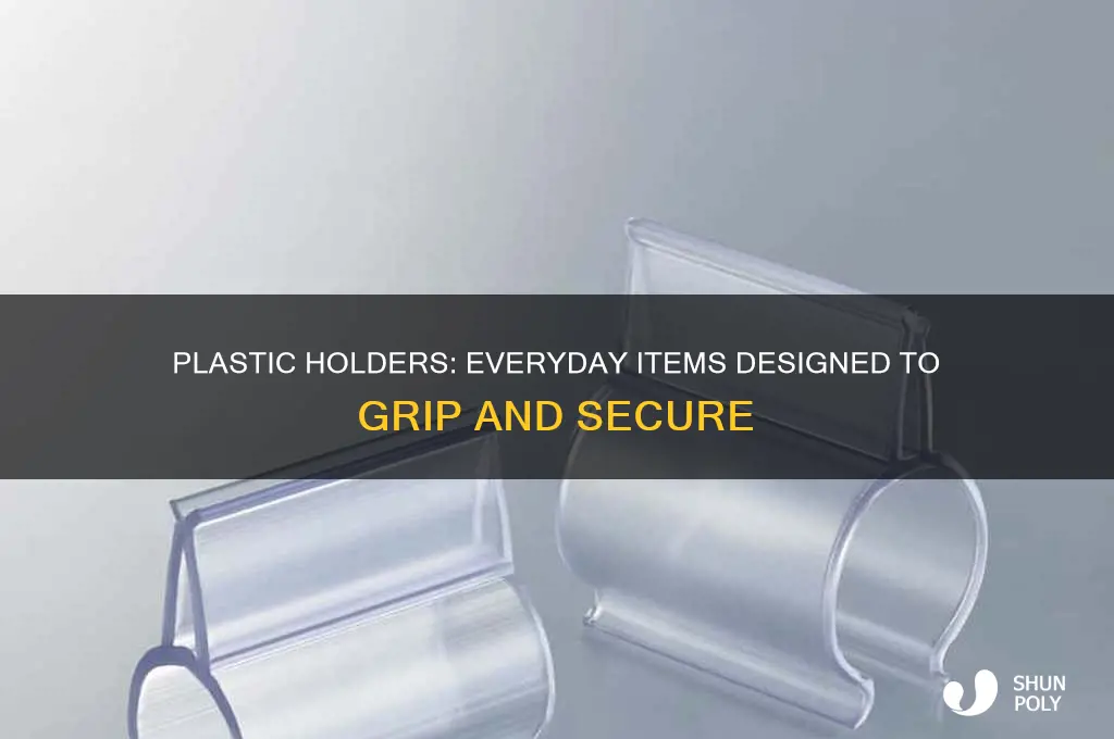 what is made of plastic and has the word hold