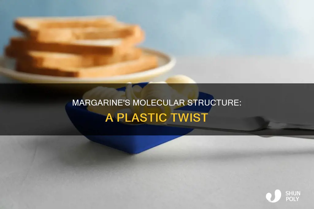 what is margarine molecule away from plastic