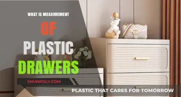 Plastic Drawers: Sizing and Space-Saving Solutions