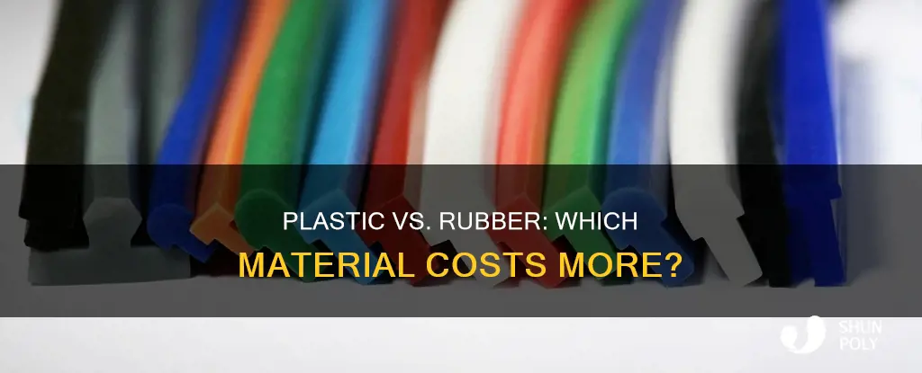 what is more expensive plastic or rubber