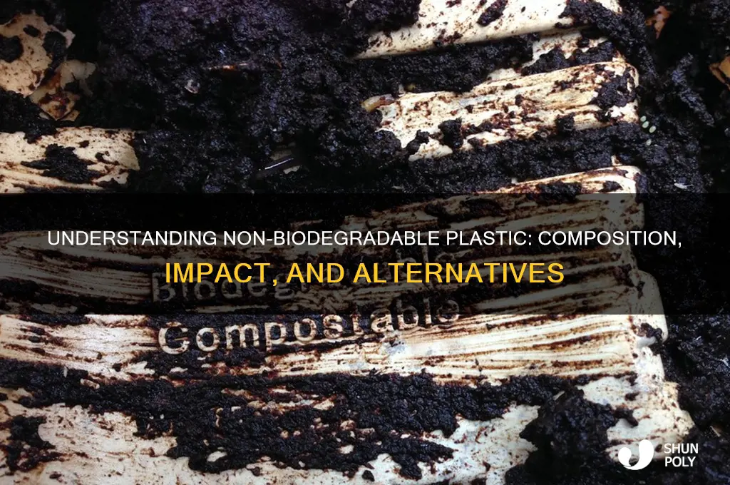 what is non biodegradable plastic made of