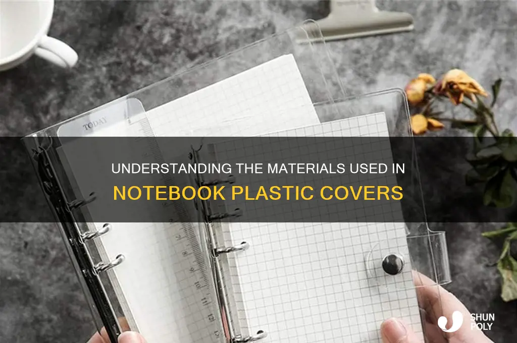what is notebook plastic cover made of