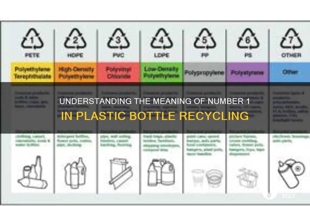 what is number 1 in plastic bottle