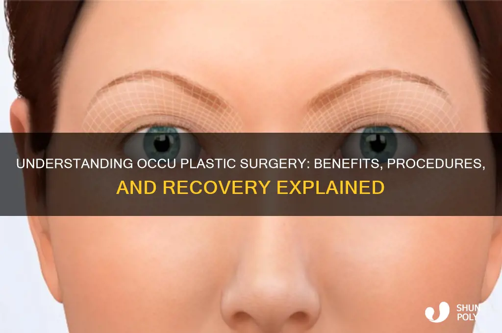 what is occu plastic surgery