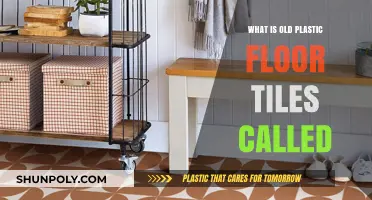 Vintage Plastic Floor Tiles: What Are They Called?