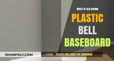 Round Plastic Bell Baseboards: A Retro Home Feature