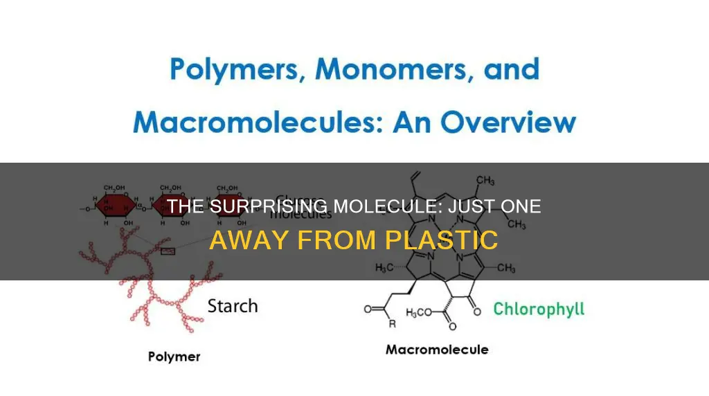what is one molecule away from plastic