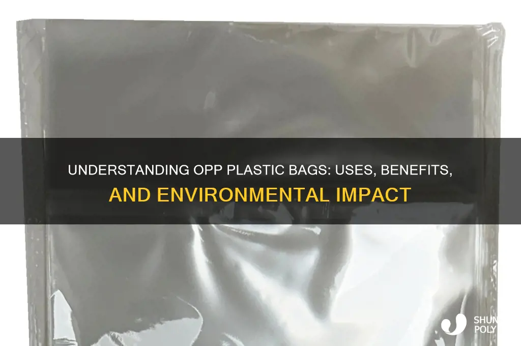 what is opp plastic bag