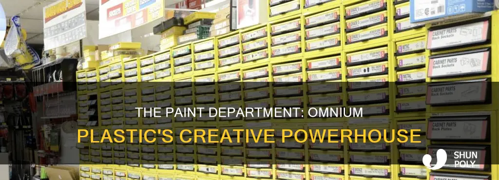 what is paint department in omnium plastic