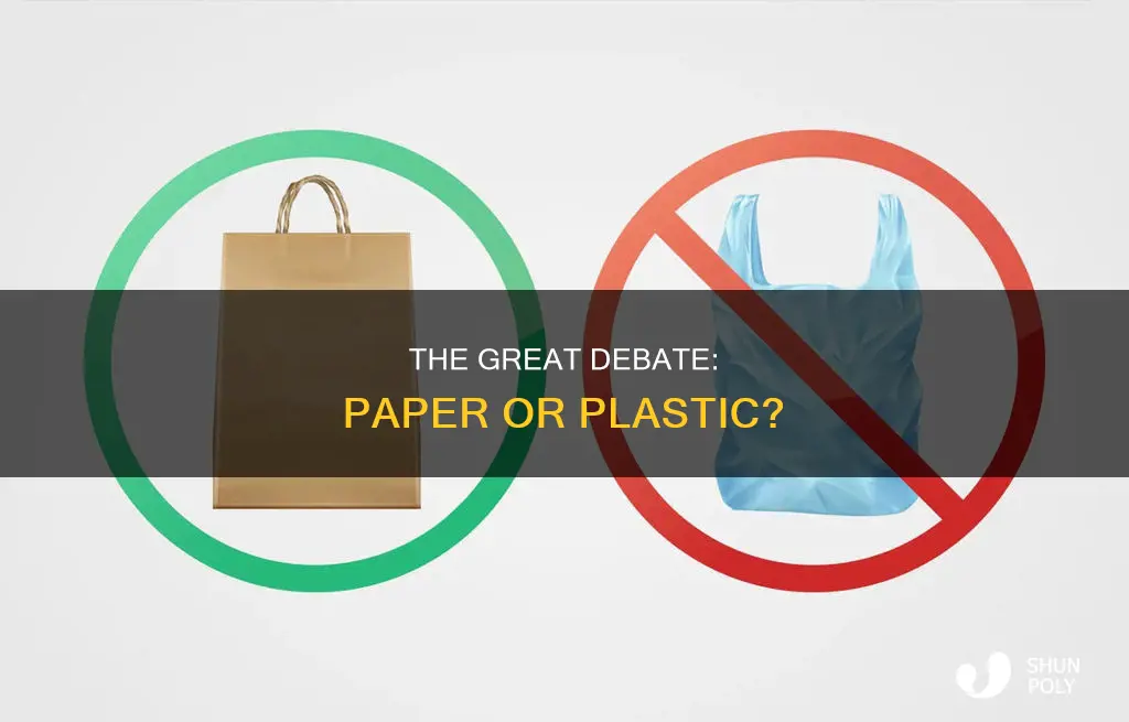 what is paper or plastic mean