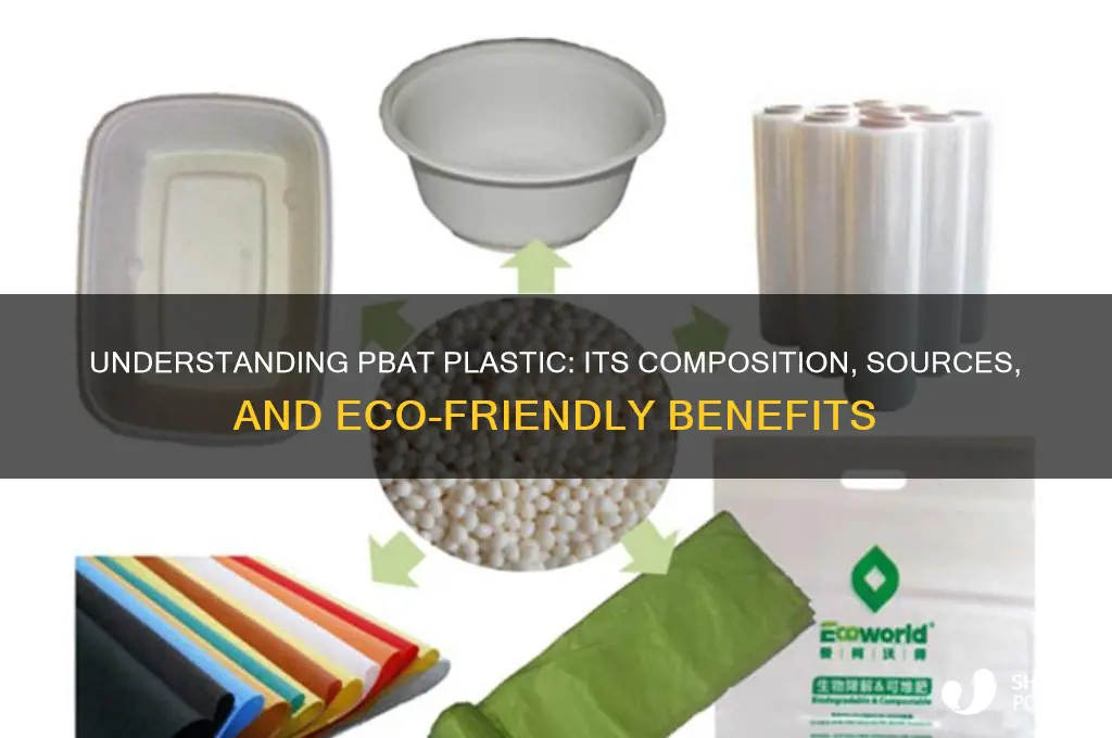 what is pbat plastic made from