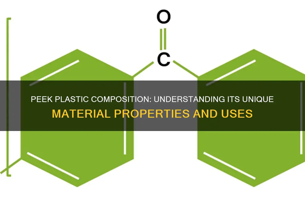 what is peek plastic made of