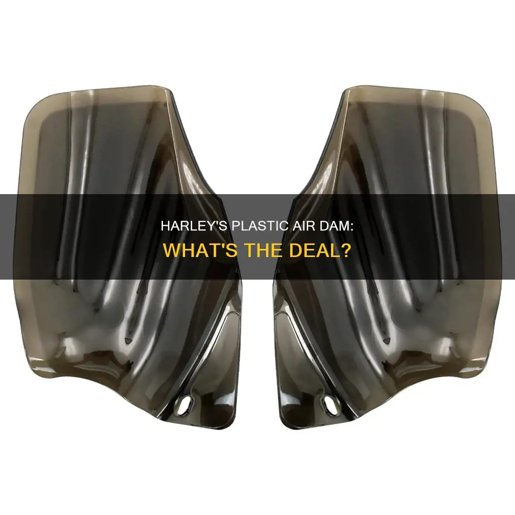 what is plastic air dam on harley