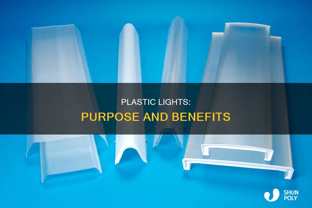 what is plastic around lights for