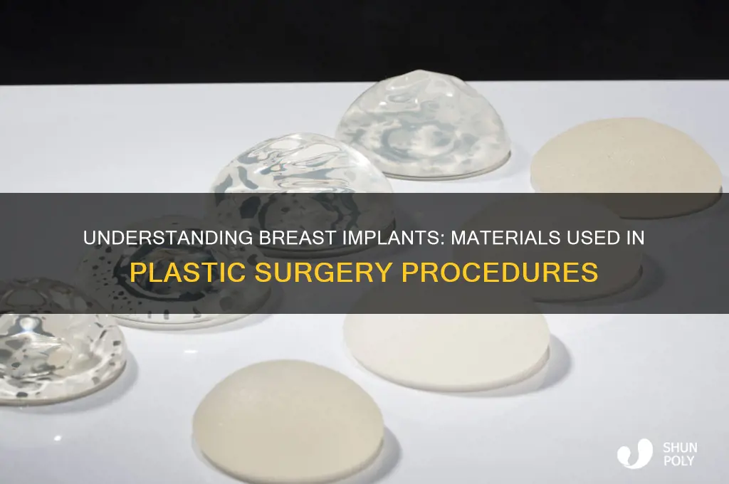 what is plastic boobs made from